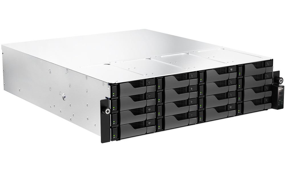 Asustor NAS AS7216RDX+RAIL / 16x 2,5"/3,5" SATA III/ AMD Ryzen 7 3,8GHz / 16GB/ 2x1GbE + 2x10GbE/ red. zdroj