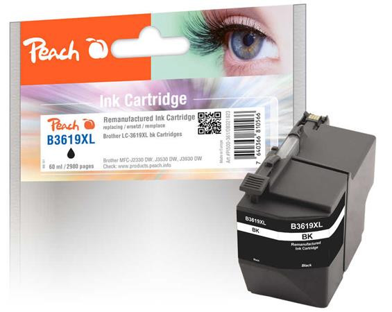 PEACH kompatibilní cartridge Brother LC-3619 XL black, 60ml