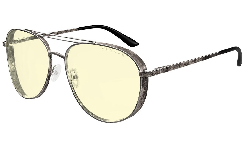 GUNNAR kancelářske/herní brýle FALLOUT  BROTHERHOOD OF STEEL /GUNMETAL/* jantárová skla ztmavující * BLF 65/90 * NEUTRAL
