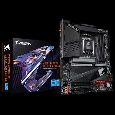 GIGABYTE MB Sc LGA1700 Z790 AORUS ELITE AX DDR4, 4xDDR4, 1xHDMI, WI-FI