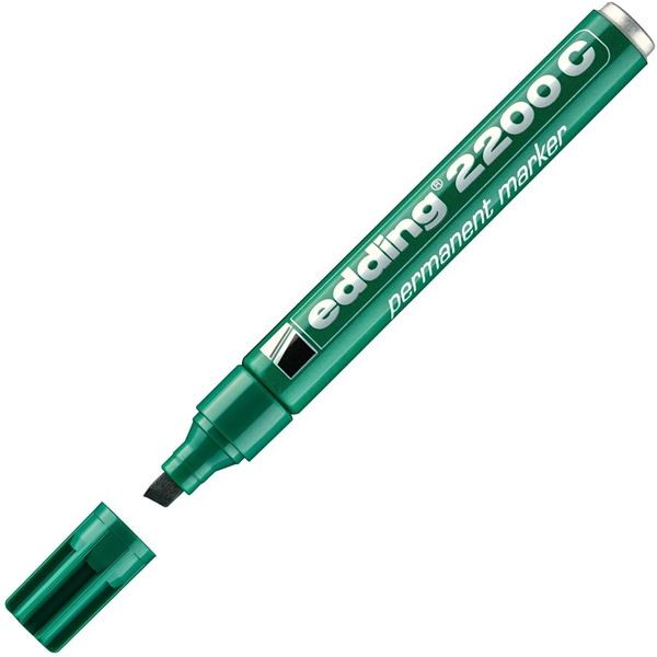 Permanentní popisovač Edding 2200, zelený
