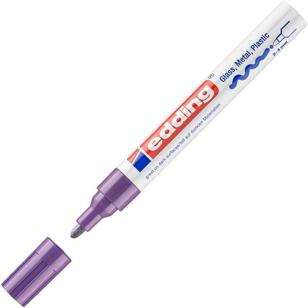 Lakový popisovač Edding 750, fialový