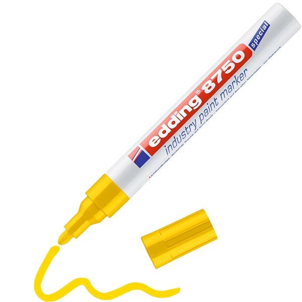Lakový popisovač Edding 8750, žlutý