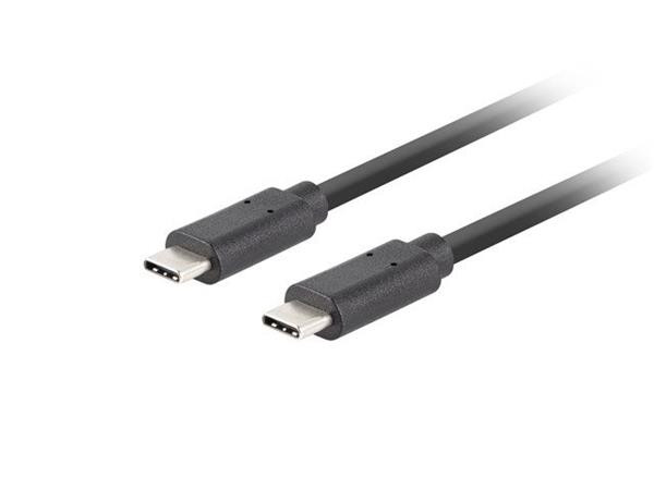 Lanberg USB-C M/M 3.1 GEN 2 kabel 1m 10GB/S PD100W černá  
