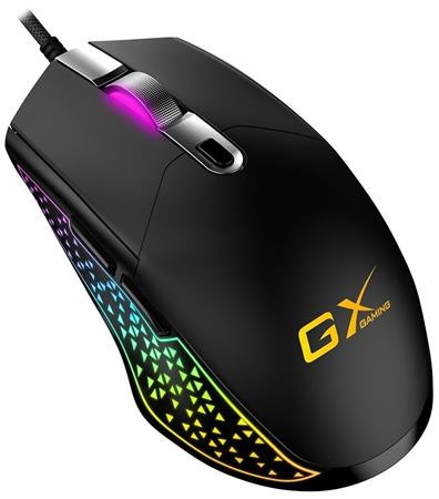Genius GX Gaming Scorpion M705, Myš, herní, drátová, optická, RGB podsvícení, 800-7200DPI, 6 tlačítek, USB, černá