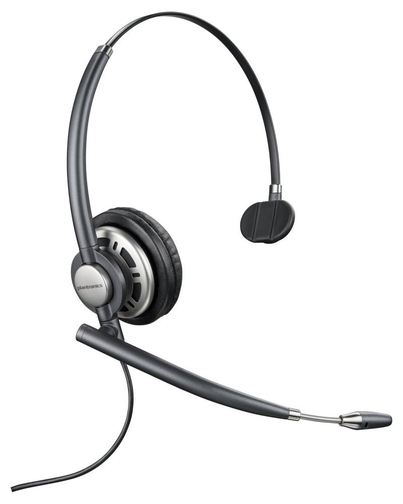 Poly EncorePro HW710 Single Ear Headset +Carry Case +Quick Disconnect EMEA - INTL English Loc Euro plug