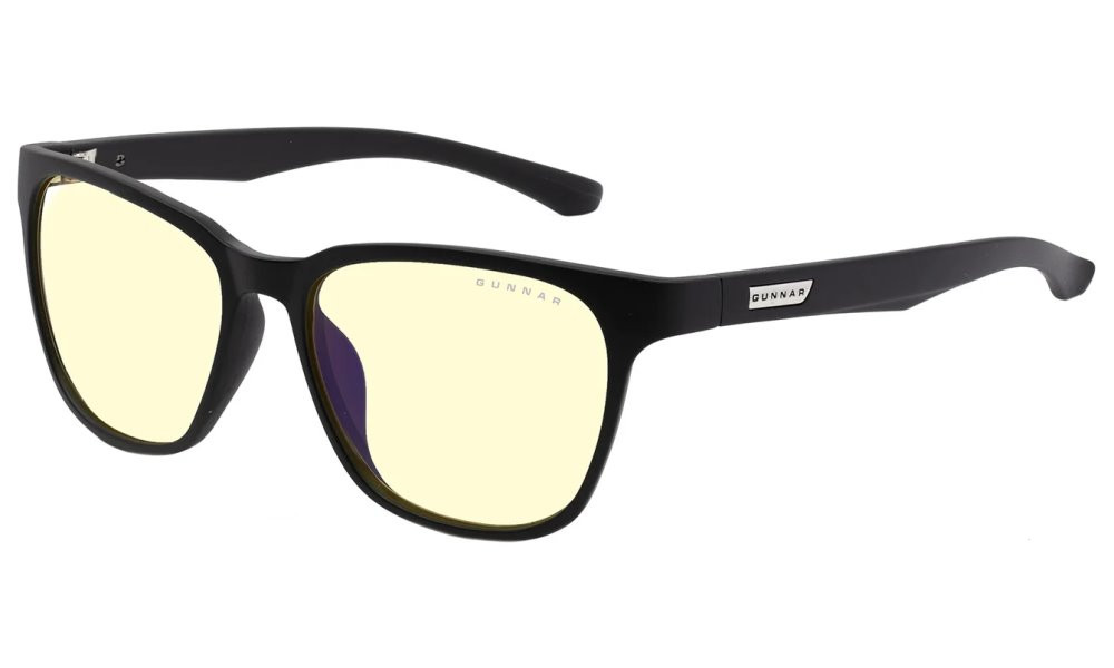 GUNNAR kancelářske/herní brýle BERKELEY ONYX * jantárová skla * BLF 65 * GUNNAR focus