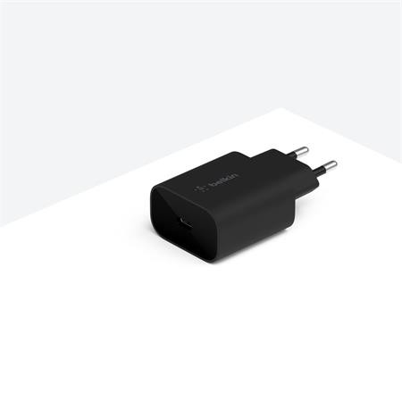 Belkin BOOST CHARGE 25W USB-C Power Delivery PPS nástěnná nabíječka, černá