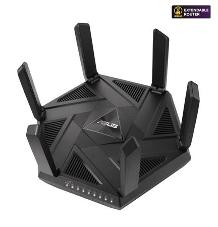 ASUS RT-AXE7800, Třípásmový WiFi 6E (802.11ax) router AXE7800, nové 6GHz pásmo, ASUS Safe Browsing,