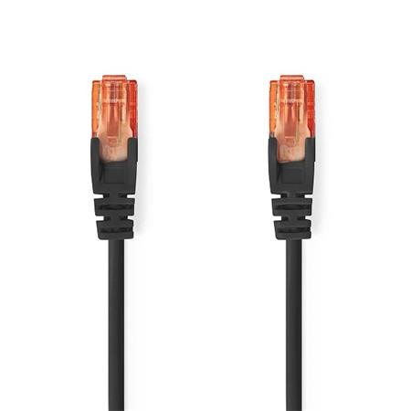 Nedis CCGL85200BK200 - Síťový Kabel Cat 6 U/UTP | RJ45 Zástrčka – RJ45 Zástrčka | 20 m | Černá