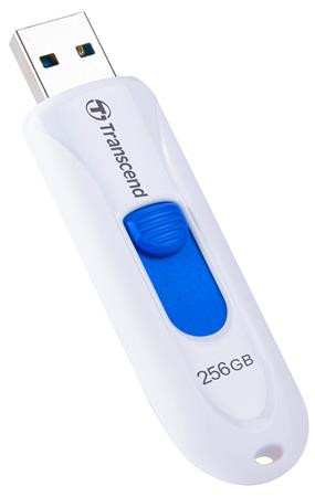 Transcend 256GB JetFlash 790W, USB 3.0 (3.1 Gen 1) flash disk, bílo/modrý