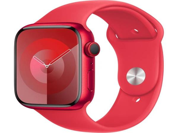 Apple Watch Series 9 Cellular 45mm (PRODUCT)RED hliník s (PRODUCT)RED sportovním řemínkem M/L
