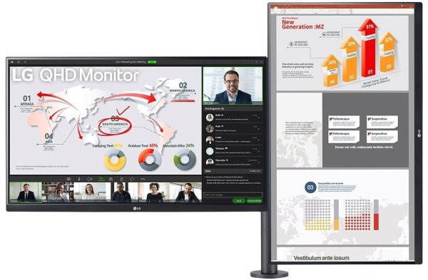LG 27QP88DP-BS.AEU 27" IPS QHD 2560x1440/350cd/5ms/HDMI/USB-C