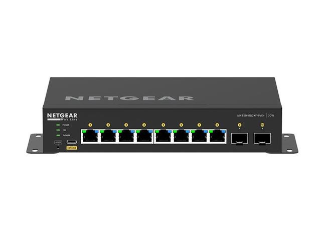 Netgear 8x1G PoE+ 220W and 2xSFP+ Managed Switch
