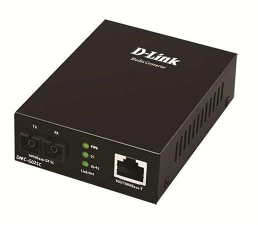 D-Link DMC-G02SC/E 100/1000Base-t to 1000Base-SX SC Multi-mode Media Converter (550m) 