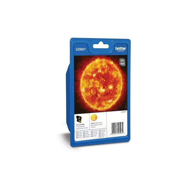 Inkoust Brother LC-980, žlutý