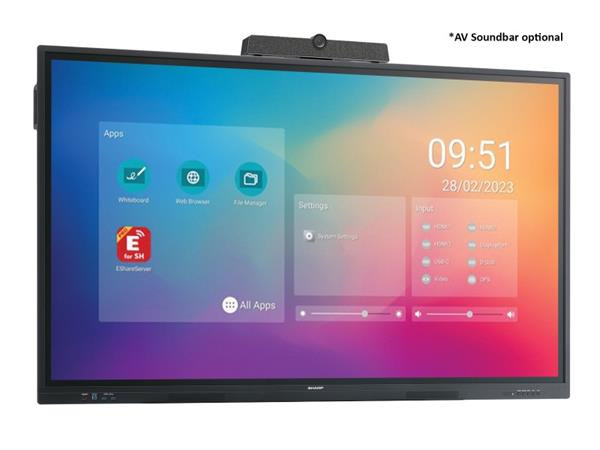 Sharp PN-LC752 LCD 75" Infračervený dotykový displej