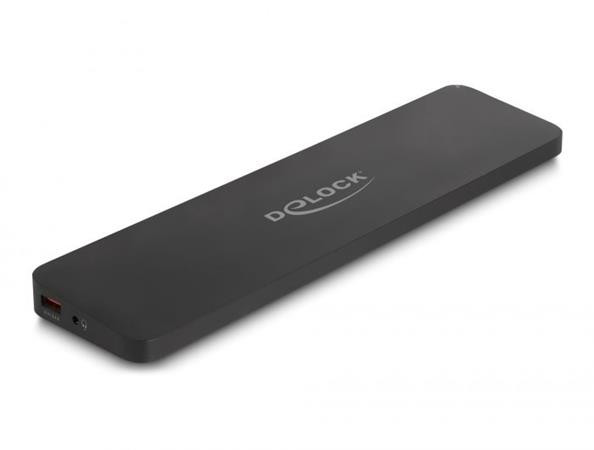 Delock Dokovací stanice pro tři displeje USB Type-C™ s rozhraním DisplayLink® 4K / USB 5 Gbps / LAN / SD / Audio / PD 80