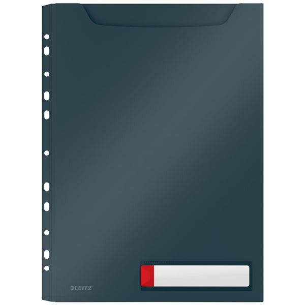 Euroobaly U Leitz Cosy - A4+,velkokapac.,šedé,3ks