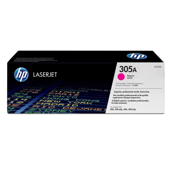 Toner HP CE413A, purpurový