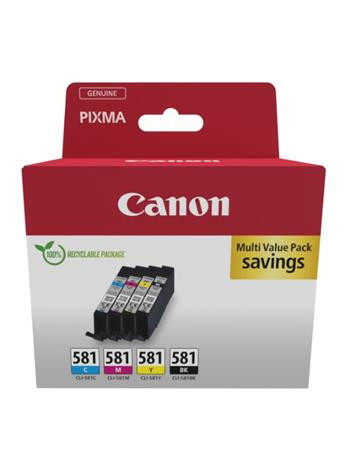 Canon cartridge INK CLI-581 BK/C/M/Y MULTI SEC / 4x5,6ml