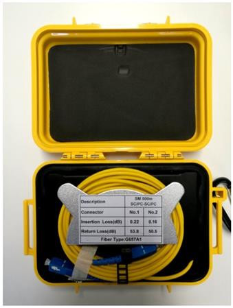 OPTIX Předřadné vlákno, 500M, SC/APC-SC/APC, SINGLEMODE 09/125UM G.657A1