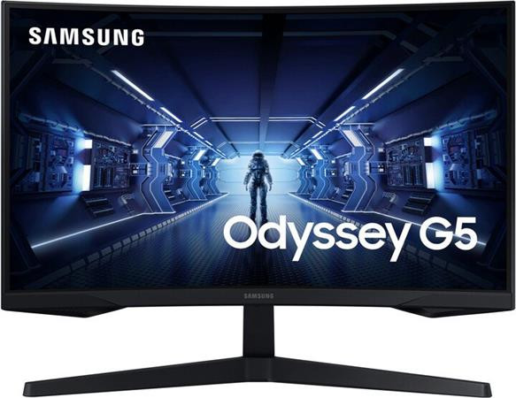 SAMSUNG MT LED LCD Gaming Monitor 32" Odyssey LS32CG552EUXEN -prohnutý, VA,1ms,165Hz,2560x1440,HDMI,Display Port