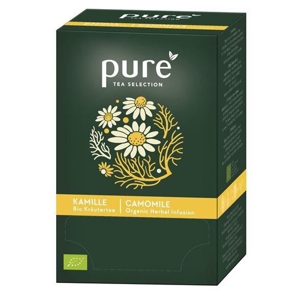 Bylinný čaj Pure - bio, heřmánek, 20x 1,6 g