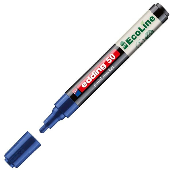 Lakový popisovač Edding EcoLine 50, modrý