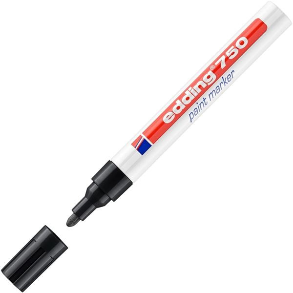 Lakový popisovač Edding 750, černý