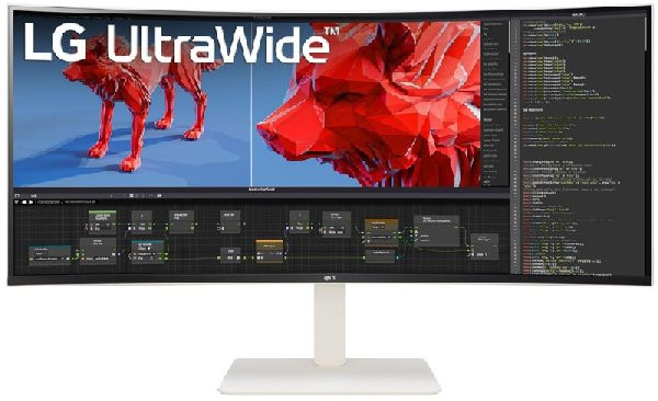 LG 38WR85QC-W.AEU 38" IPS 3840x1600/21:9/450cdm/1ms/DP/2x HDMI/2x USB-C/Repro/Thunderbolt/Zakřivený