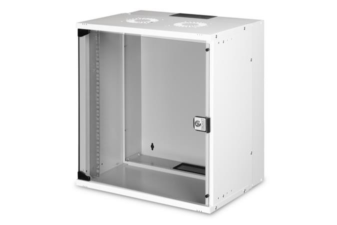 DIGITUS DN-49206 Nástěnná skříň 12U, SOHO PRO, nesmontovaná, 19", 595 x 540 x 400 mm, šedá (RAL 7035)