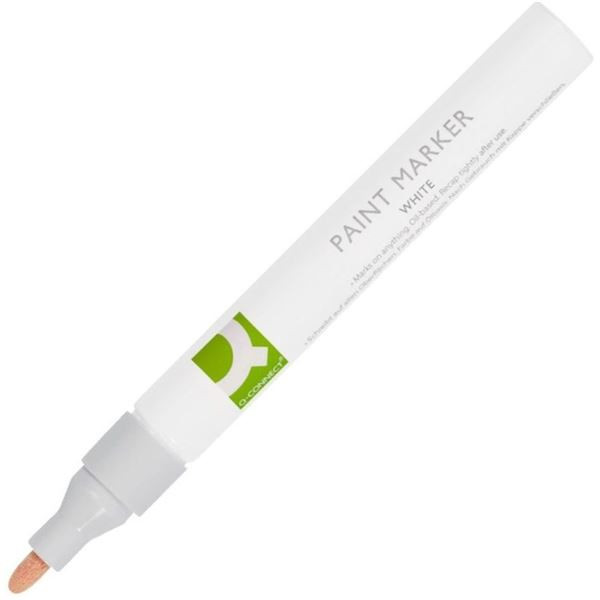 Lakový popisovač Q-Connect, bílý