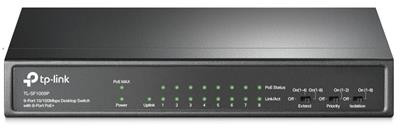 TP-Link TL-SF1009P 9-Port 10/100Mbps Desktop Switch with 8-Port PoE+