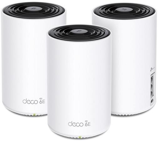 TP-Link Deco XE75(3-pack) - AXE5400 třípásmový Meshový Wi-Fi 6E systém pro chytré domácnosti, HomeShield (3-pack) 