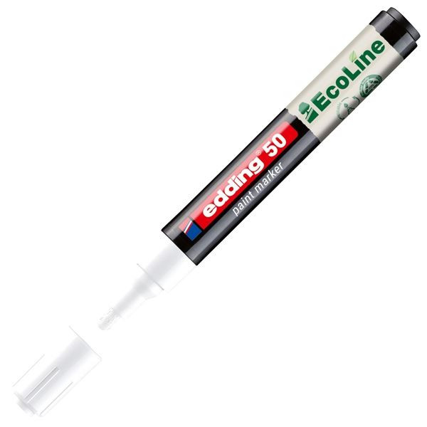 Lakový popisovač Edding EcoLine 50, bílý