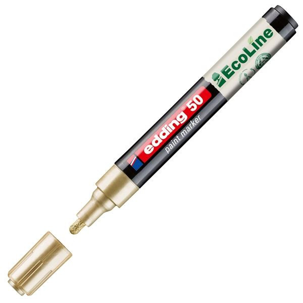 Lakový popisovač Edding EcoLine 50, zlatý