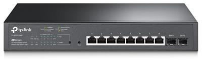 TP-Link TL-SG2210MP JetStream Switch, 8x GLAN PoE+, 2x SFP budget 150W, OMADA SDN