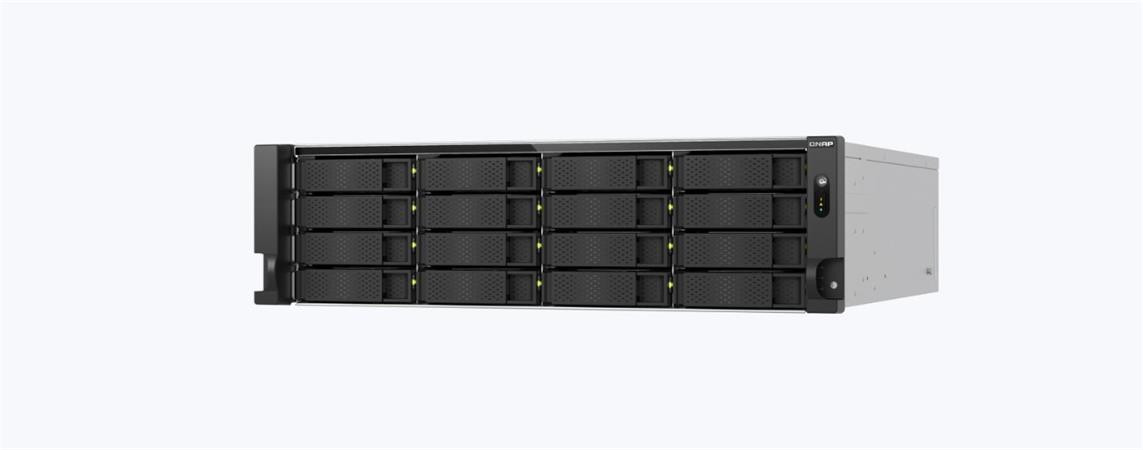 QNAP TS-h1677AXU-RP-R7-32G (Ryzen Pro 5,3GHz, ZFS, 32GB DDR5 RAM, 16x SATA, 2x 2,5GbE, 2x 10GbE)