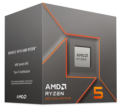 AMD Ryzen 5 6C/12T 8400F (4.2GHz/4.70GHz,22MB,65W,AM5,No Graphics) Box s chladičem