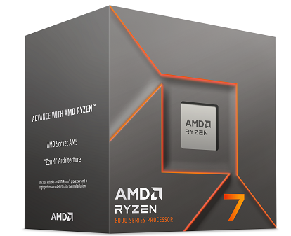 AMD Ryzen 7 8C/16T 8700F (4.1GHz/5.0GHz,24MB,65W,AM5,No Graphics) Box s chladičem Wraith Stealth