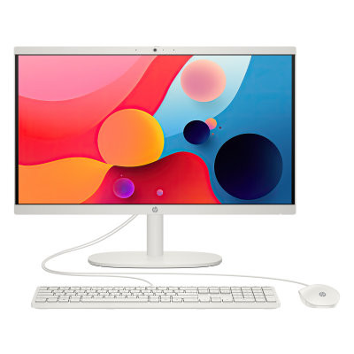 HP AIO 22-dg0003nc/22'' VA FHD AG/Intel i3-N300/8GB/512GB SSD/Intel UHD 600/4xUSB/1xHDMI/RJ45/65W/2y/WIN 11 Home/White