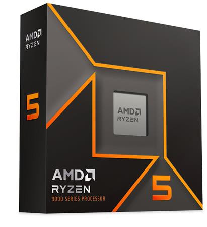 AMD Ryzen 5 6C/12T 9600X (3.9GHz/5.4GHz,38MB,65W,AM5) box, Radeon Graphics, bez chladiče