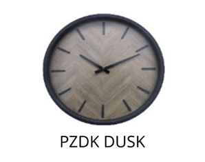 PLATINET NÁSTĚNNÉ KULATÉ HODINY DUSK, tichý mechanismus 