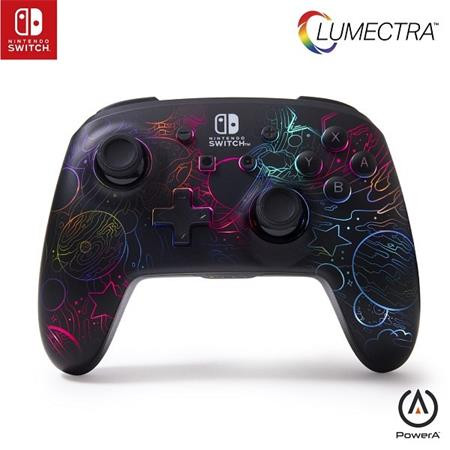 PowerA Vylepšený bezdrátový ovladač pro Nintendo s technologií Lumectra - Galactic Vortex