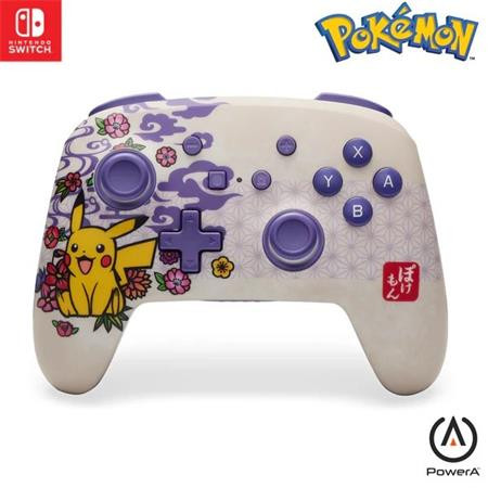 PowerA Vylepšený bezdrátový ovladač pro Nintendo - Pokémon Pikachu Blossom