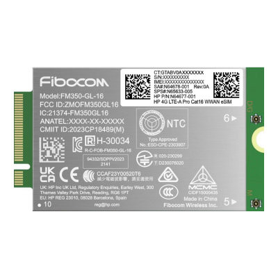 HP 5G Sub-6 Cat 19 WWAN modul pro mobilní připojení 