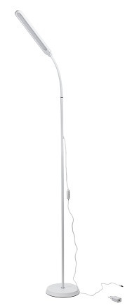 PLATINET stojací lampa SIGNUS 10W 84 LED 500 lumenů, bílá, Výška: 150 cm