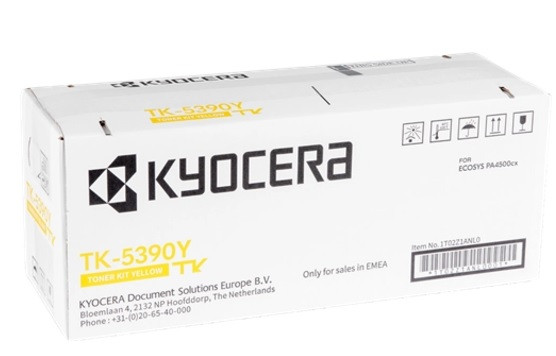 Kyocera toner TK-5390Y - 13 000 stran A4 (při 5% pokrytí), pro PA4500cx, žlutý