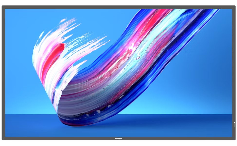 Philips IPS panel – 43" D-LED displej, UHD rozlišení, IPS panel, jas 400 cd/m2, provoz 18/7, Android 10